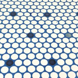 Royal Blue Concrete Pigment Mixed with Shower Tile Grout Royal Blue Pigment Shower Colored Grout