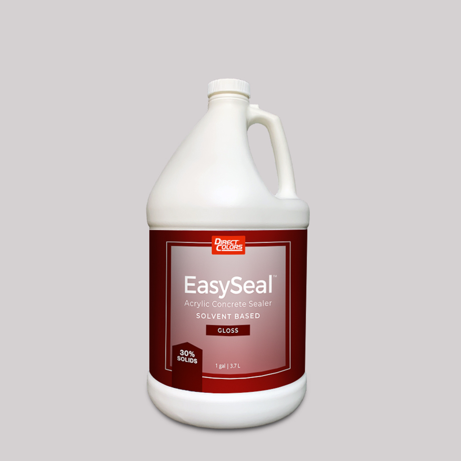 Direct Colors EasySeal Solvent Based Clear Transparent Concrete Sealer Ready-to-Use (1-Gallon) | DC-ACS-SOL-HGL-1GAL