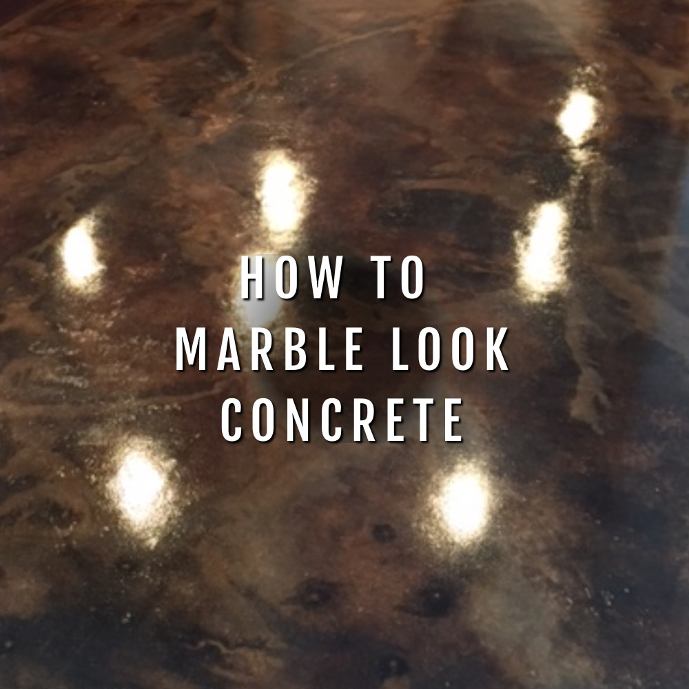 How Make Concrete Look Like Marble
