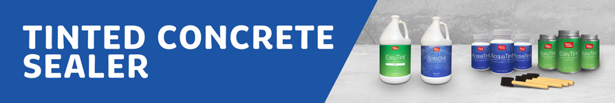 Colored & Tinted Concrete Sealers Banner Image