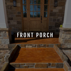 Concrete Front Porch Stain Ideas