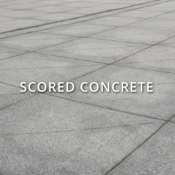 Scored Concrete Stain Project Gallery
