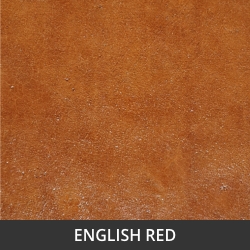 English Red DecoGel Concrete Acid Stain Color Swatch