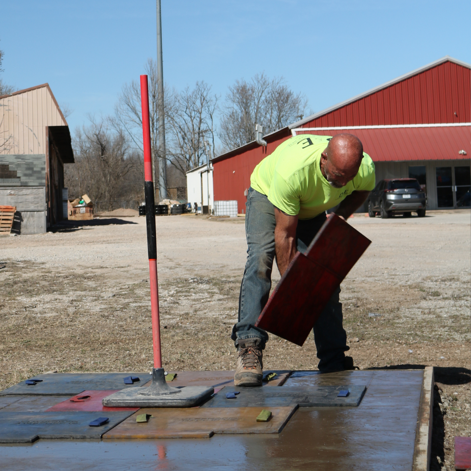 NoStick Liquid Release Agent Stamped Concrete