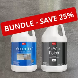 Directcolors - AcquaTint & ProWax Polish: Satin Kit: Charcoal: 1 Gallon